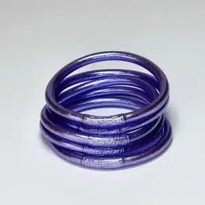 Bracelet bouddhiste mantra lilas