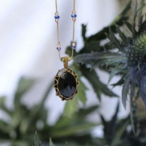 Tibétain Court Onyx noir