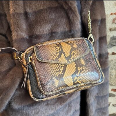 Sac Charly Python Oeil de tigre