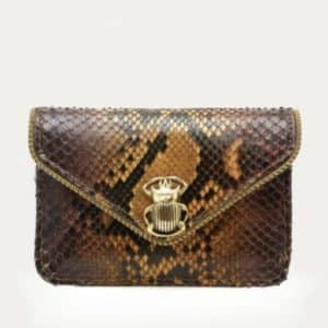 Portefeuille Alex Python Oeil de tigre