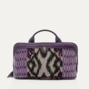 Trousse Charlotte  Tissu Lune Violet