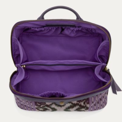 Trousse Charlotte  Tissu Lune Violet – Image 2