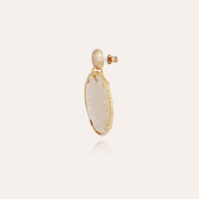 Boucles d'oreilles Sun Diva dorées – Image 2