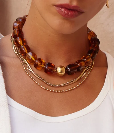 Collier Oedipe vert – Image 2