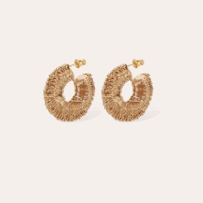 Boucles d'oreilles créoles Crocus Filea petit modèle