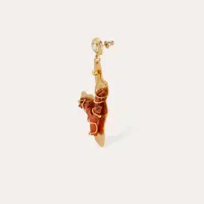 Boucles d'oreilles Formentera dorées – Image 2