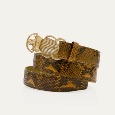 Ceinture Scarabée  Python Ranch