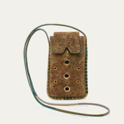 Etui à lunettes Emile Veau Velours Papyrus