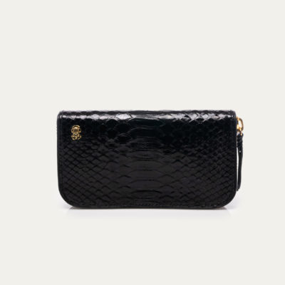 Portefeuille Bob  Python Noir