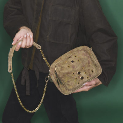 Sac Charly  Veau Velours Papyrus – Image 2