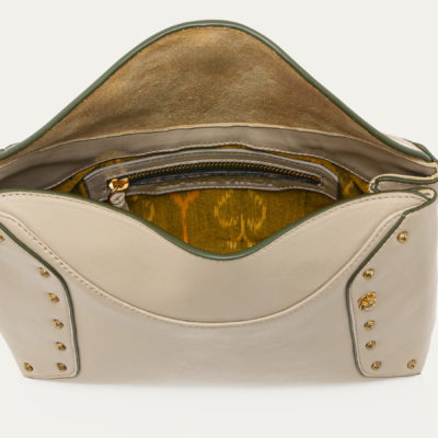 Sac Gaia  Cuir Nappa Gypse – Image 3
