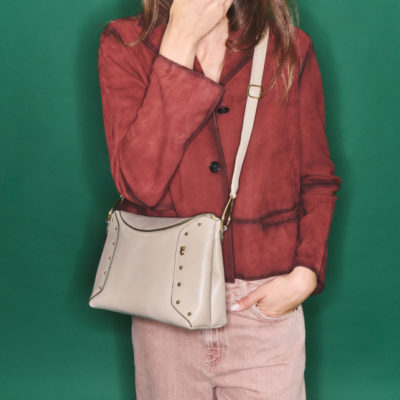 Sac Gaia  Cuir Nappa Gypse – Image 2