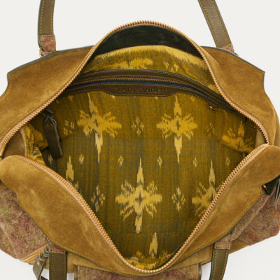 Sac Juno  Veau Velours Papyrus – Image 2