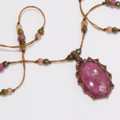 Mini Tibétain Glassfilled rose – Image 2