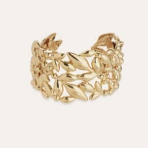 Bracelet Olea manchette doré