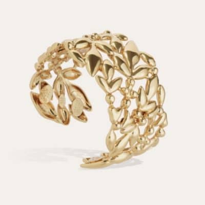 Bracelet Olea manchette doré – Image 2