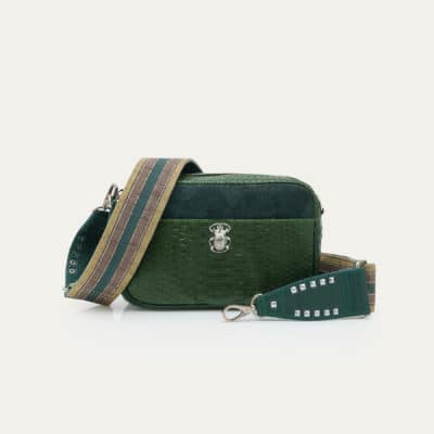 Sac Lily Python Vert Bronze