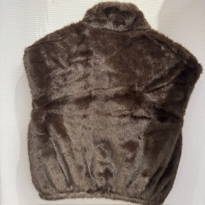 Gilet court marron – Image 2