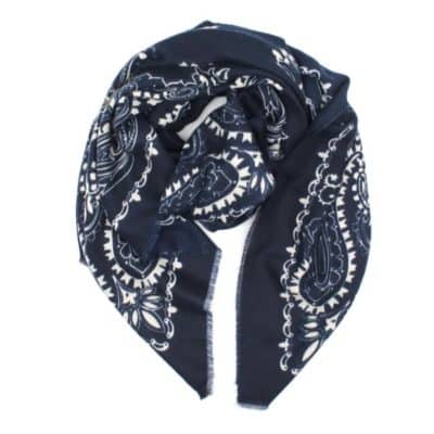 Echarpe Bandana bleu marine