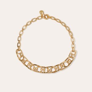 Collier Maille Ovale Multi doré