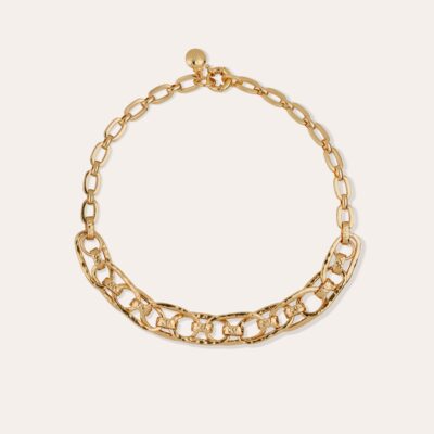 Collier Maille Ovale Multi doré