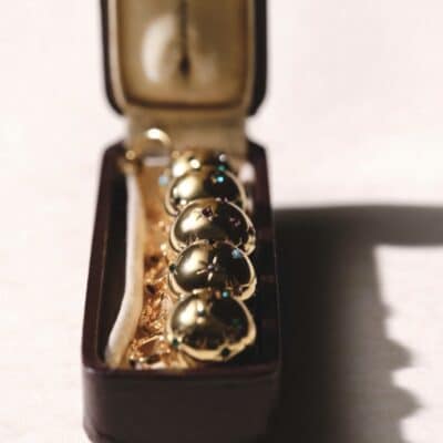 Boucles d'oreilles Comète grand modèle dorées vert