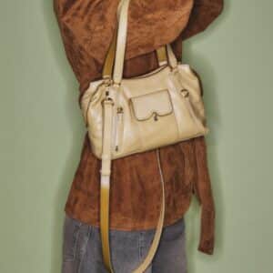 Sac Mini Juno  Cuir Off White
