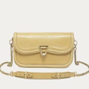 Sac Manon Baguette Cuir Off White