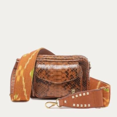 Sac Baby Charly Python Moka