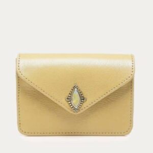 Portefeuille Alex Cuir Off White