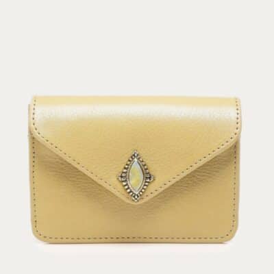 Portefeuille Alex Cuir Off White