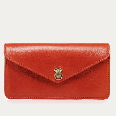 Portefeuille Alex Long Coquelicot