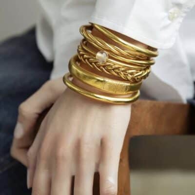 Bracelet Bouddhiste Yantra Gold