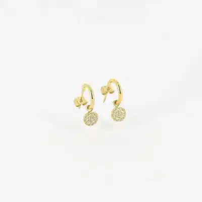 Boucles d'oreilles créoles Choupette