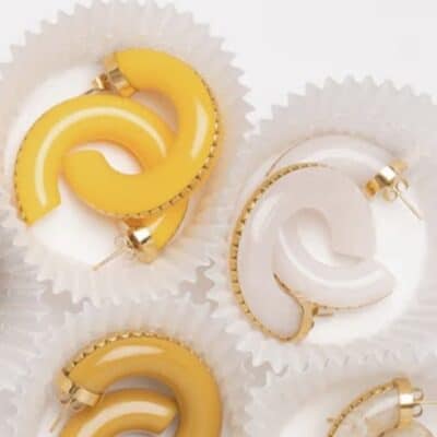 Boucles d'oreilles Zakko jaune