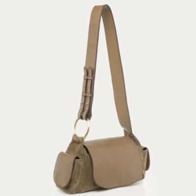 Sac Marine Cuir Taupe
