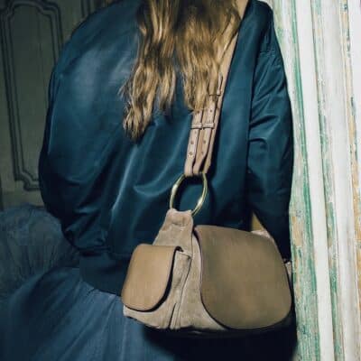 Sac Marine Cuir Taupe