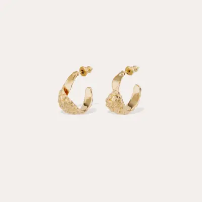 Boucles d'oreilles Almara petit modèle dorées