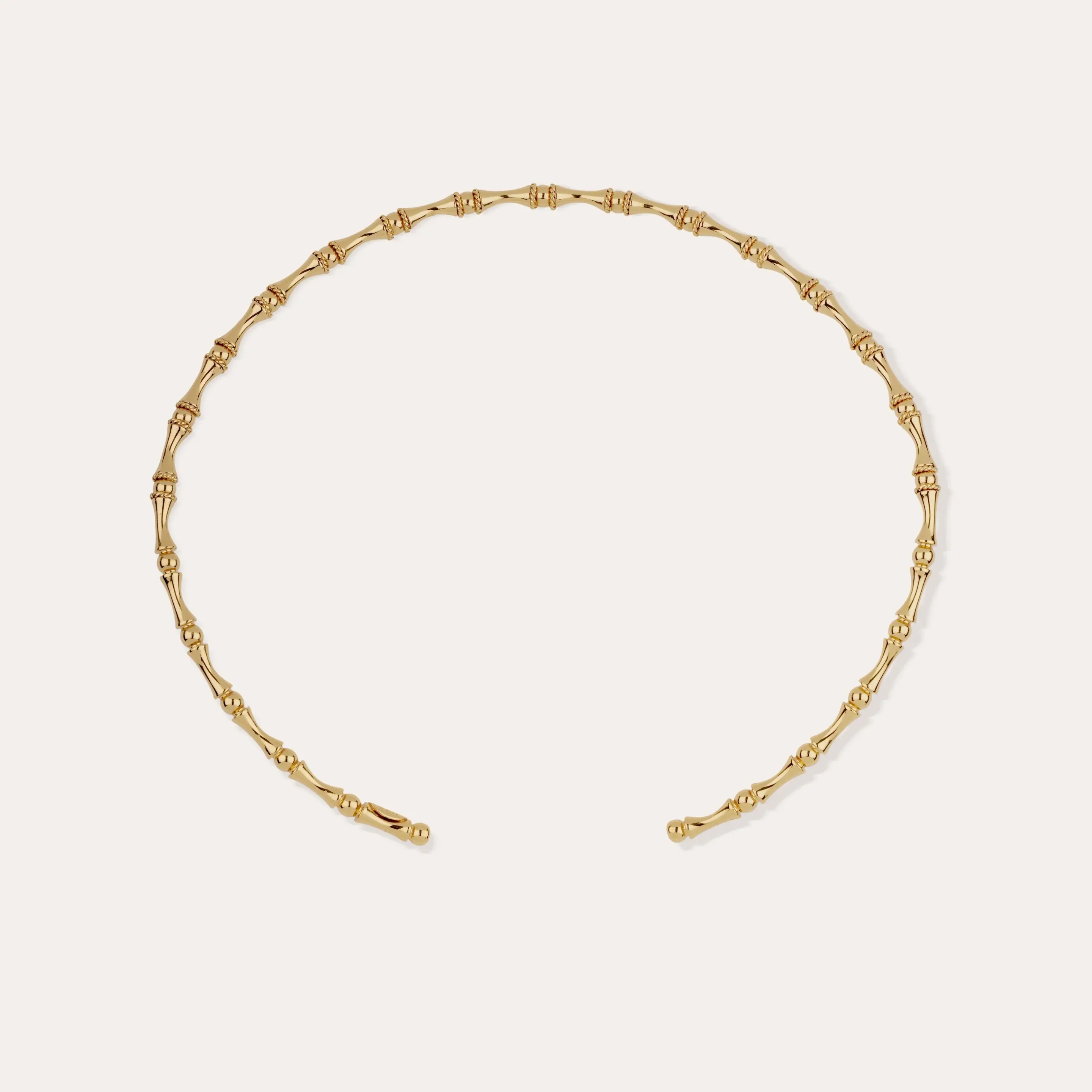 Collier Bambou doré