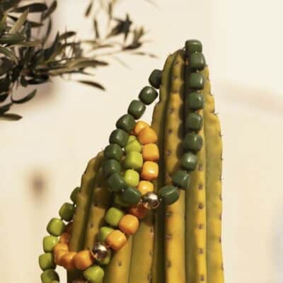Collier Laïos kaki
