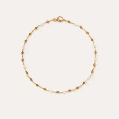 Collier Rosario - Nacre blanche