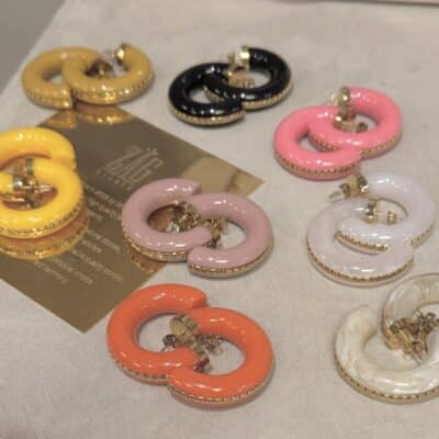 Boucles d'oreilles Zakko jaune