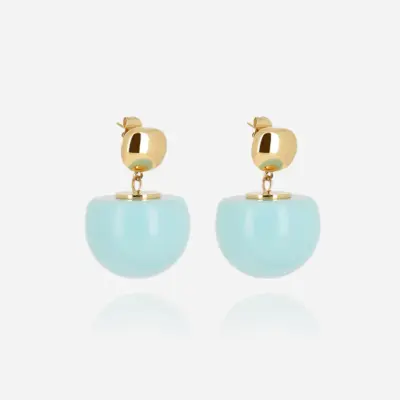 Boucles d'oreilles Rosazia bleu