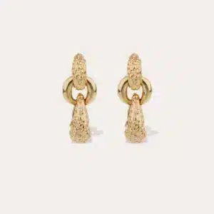 Boucles d'oreilles Mira Métal doré
