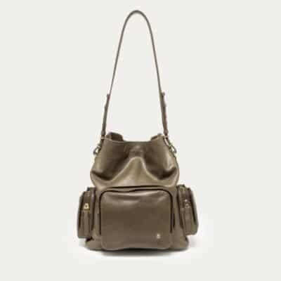 Sac Lenny Cuir Taupe