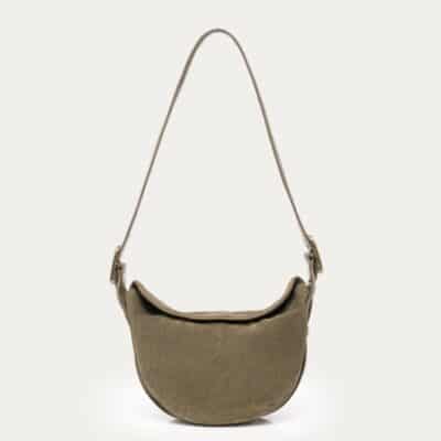 Sac Estelle Veau Velours Taupe