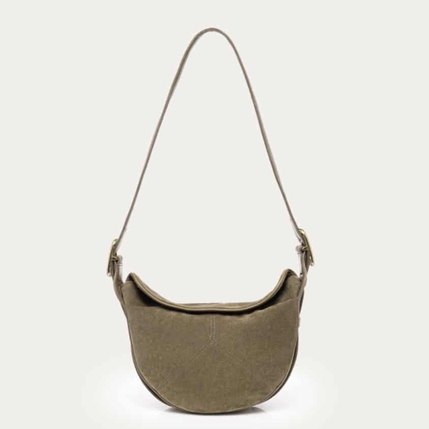 Sac Estelle Veau Velours Taupe