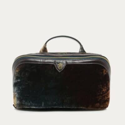 Trousse de Toilette Charlotte Tissu Velours Terracielo