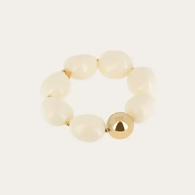 Bracelet Galet écru