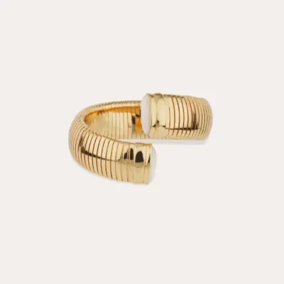 Bracelet Antigone Nacre blanche Métal doré